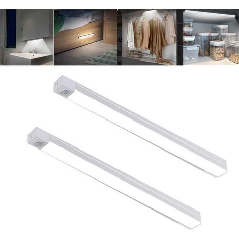 Lot de 2 Lampes LED Rechargeables – Sous-Meuble, Détecteur de Mouvement, USB-C (1/5)
