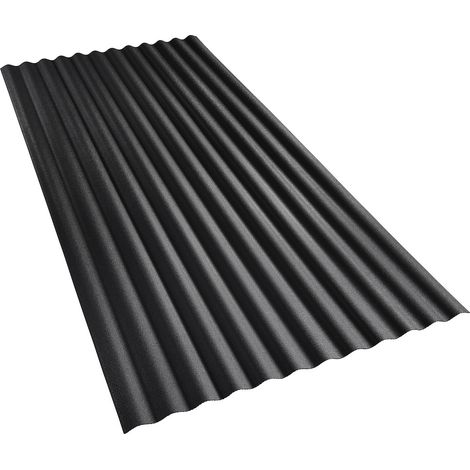 Guttanit+ Wellplatte schwarz 2000 x 900 mm