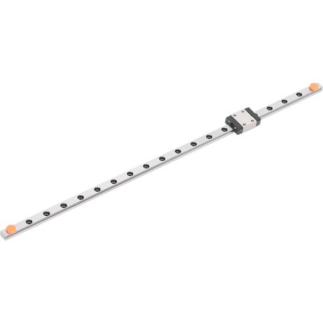 Lineare Gleitschiene 300 mm, Wälzlagerstahl, geringer Widerstand, leichtgängige lineare Gleitschienenführung für 3D-Drucker und CNC-Maschinen (1/5)