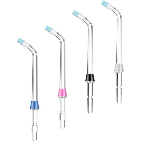4pcs Embout De Rechange Jet Dentaire Haute Pression pour Waterpik, Embout Appareil Dentaire Compatibles Avec Waterpik Water Flosser Wf02/03ec Wp-100/108/112/250ec Wp-450/462/560/ (1/5)