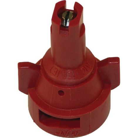 Tobera anti-deriva venturi simple chorro plano AIC 110掳 04 rojo acero inoxidable TeeJet TEEJET AIC11004VS