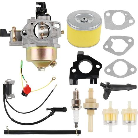 Kit de remplacement carburateur + bobine d’allumage pour moteur Honda GX340/GX390 (11–13 HP), référence 16100-ZF6-V