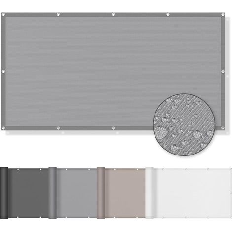 1 Voile D'ombrage Rectangulaire, Imperméable, Protection UV, Polyester, Pour Terrasse Jardin (1/5)