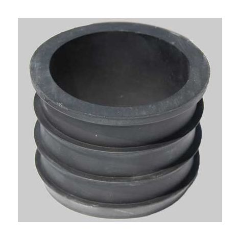 RIDUZIONE IN GOMMA NERA PER RACCORDO TUBI - 75 x 63
