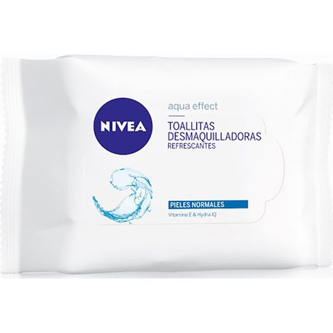 Toallitas desmaquillantes nivea 'piel normal y mixta' 40 unid.