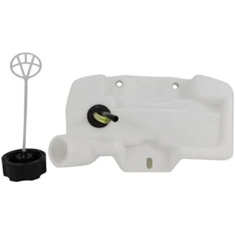 1E34F Réservoir d'huile compatible pour débroussailleuses, tondeuses, pièces de tondeuse, réservoir carburant en plastique blanc, grande capacité - (1/5)