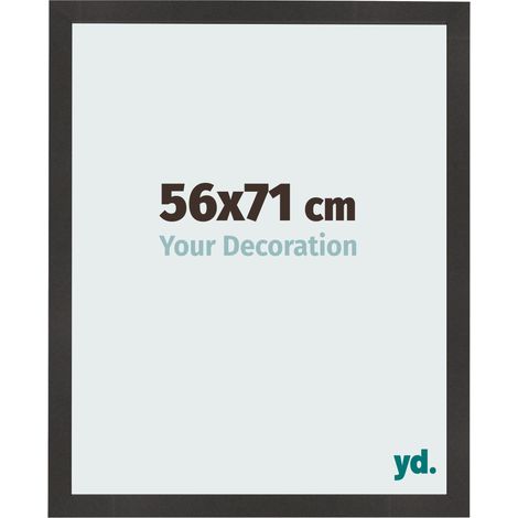 yd. - Cadre photo 56x71 - Noir Mat - MDF - Bologna
