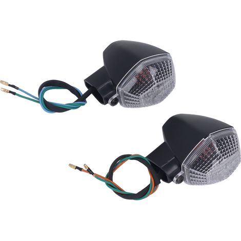 Feux clignotants avant gauche droit pour Suzuki DL 1000 V-Strom 650, ampoules LED blanches, remplacement de clignoteurs, paire de 2, compatible moto. (1/5)