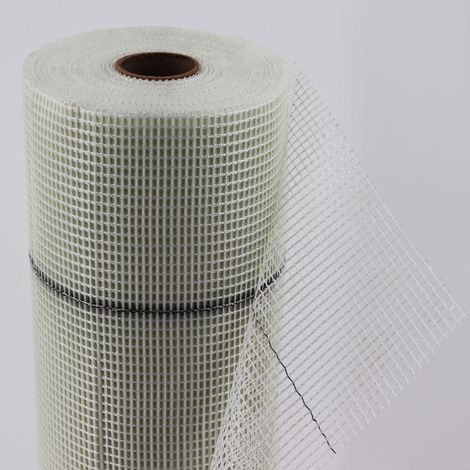 Aquagart – Toile de renfort en fibre de verre 50m² – Poids 165g/m² – Maillage 4x4mm – Résistant aux fissures et aux alcalis - WDSV 165 G