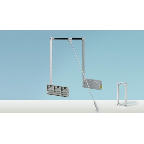 Stendibiancheria 750-1170mm aluoptik