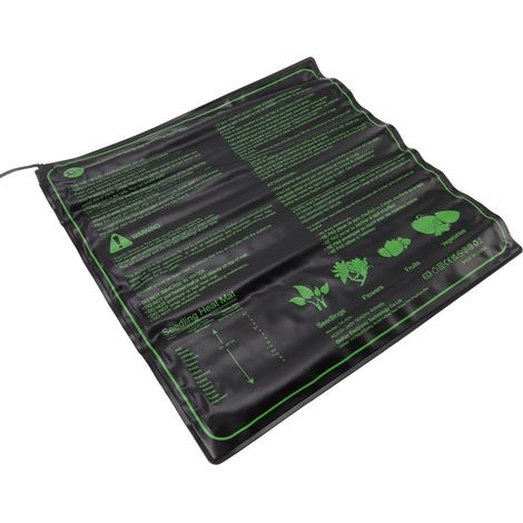 Tapis chauffant pour semis, étanche, chaud, sûr et efficace, pour la germination des plantes en pot, prise UE 220-240 V (1/5)