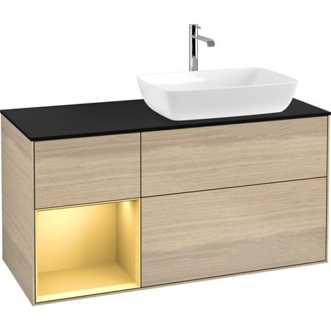 Villeroy & Boch F802HFPC Meuble sous-vasque Finion F80 (1/2)