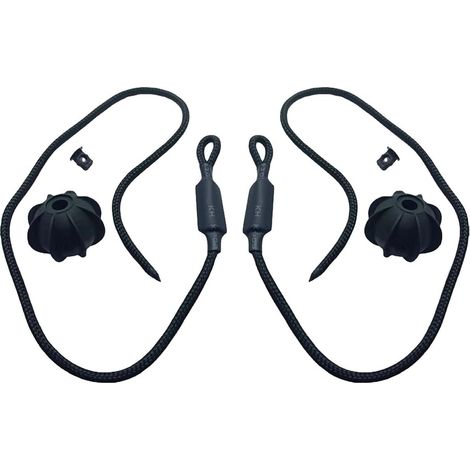 2pcs Voiture Corde De Fixation Universelle Corde De Chaîne De Fixation avec Couvercle De Coffre Serrant avec Corde De Porte-Bagages Arrière Garde-Boue avec Petite Boule pour Coffre De Voiture (1/5)