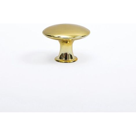Pomello per mobile da 15 mm, pomelli per cassetti da cucina, pomelli per porte con un foro, maniglie per cassetti di comò, oro, 5 pezzi (1/2)
