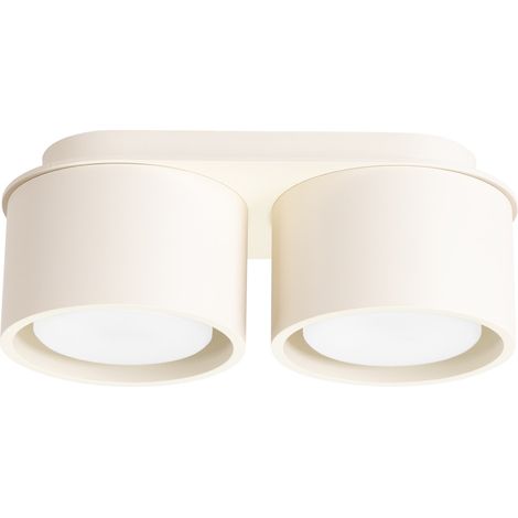 Deckenleuchten MODO beige 2xGx53 21cm Aluminium Sollux (1/5)