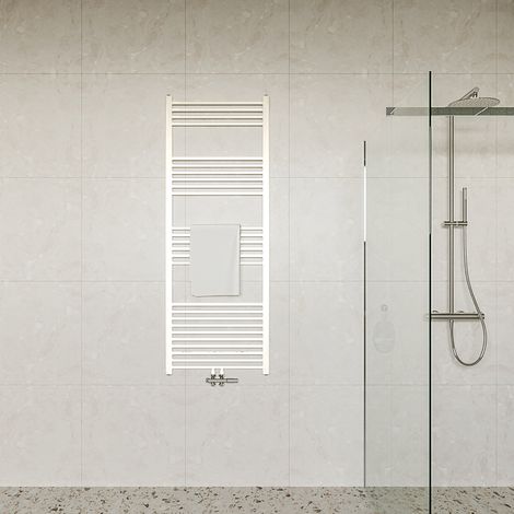 AICA Sanitär Handtuchtrockner Heizkörper Badheizkörper Mittelanschluss Handtuchwärmer 1600x600mm Weiß 963W (1/5)