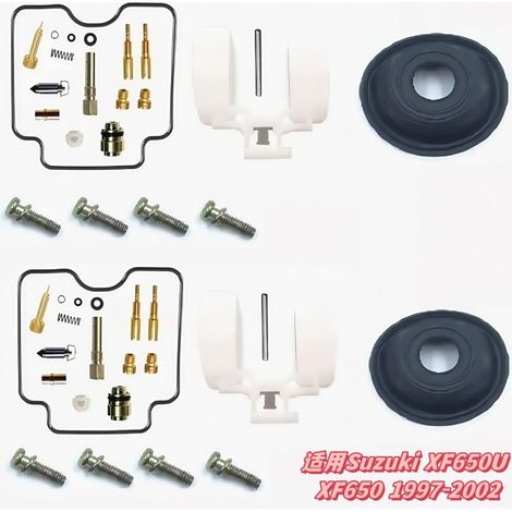 Kit de réparation de carburateur applicable aux Suzuki XF650U et XF650 (1997-2002)