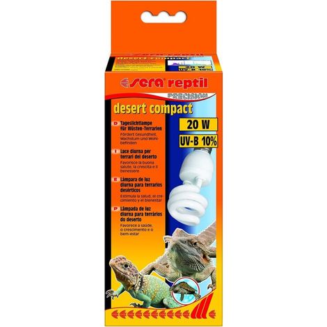 Sera Reptil Desert Compact 20 W - Iluminación Terrarios Deserticos