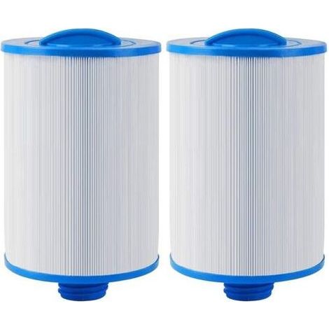 Filtre 6CH-940 pour spa – compatible avec les spas Unicel 6CH-940, PWW50, Filbur FC-0359, Waterways 817-0050, écumoire à accès frontal, 45 pi², chargement par le haut, Aber (lot de 2) (1/4)