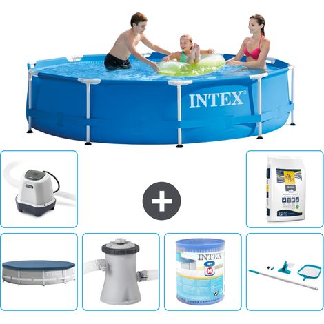 Intex Piscina con struttura Rotonda - 305x76 cm - 7-pezzi S41496 (1/5)