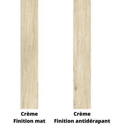 Carrelage effet parquet FINCA 120x19.4cm Crème - Sable - Anti-dérapant - boîte de 0.93 m2 120x19.4 cm Crème - Sable - Anti-dérapant - boîte de 0.93 m