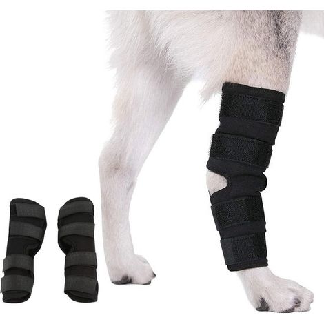 Knieschoner für Haustiere Ellenbogen- und Kniebandagen für Hunde Vorder- und Hinterbeine Beinbandage und Vorderbeinstütze (1/5)