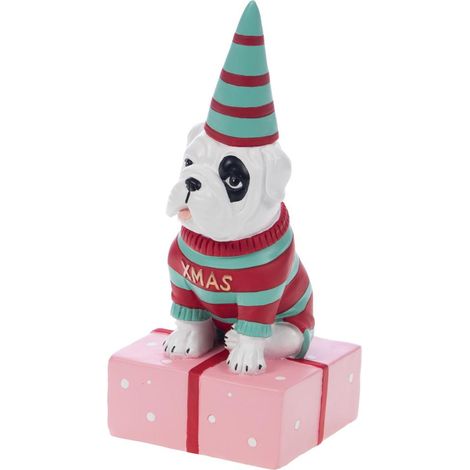 Amadeus - Chien Santa chapeau (lot de 2)