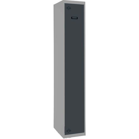 Taquillas metálicas SIMONLOCKER (180x30x50cm) GRIS Y ANTRACITA