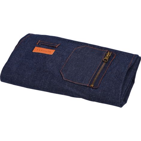 Tablier En Denim - 76 X 62 Cm - Pour Cuisine Jardinage Boulangerie Peinture Ménage - Unitaire (1/5)