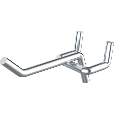 Gancho individual de acero Milwaukee Packout para tableros Toolguard, 12 unidades.