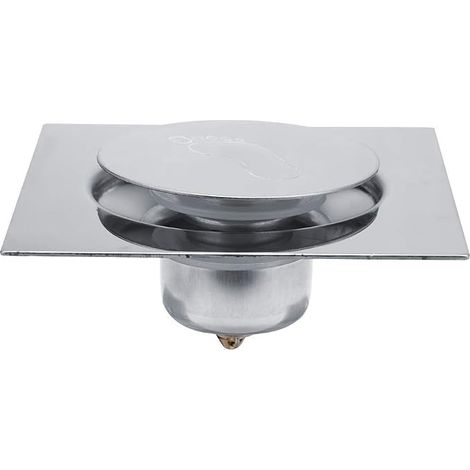 Square Floor Drain Bounce Type Stainless Steel Deodorant for Garage Bathroom Basement (1/5)