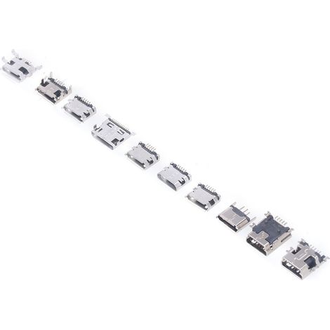 Connecteur Micro MINI USB femelle, 100 pièces, Jack pour appareil ménager