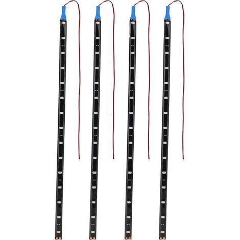 Bande lumineuse Led pour voiture, atmosphère intérieure auto-adhésive étanche pour la décoration de moto (1/5)