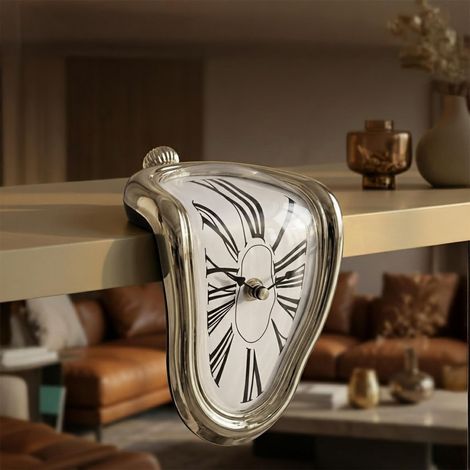 Horloge pour Table/étagère, argentée (1/5)