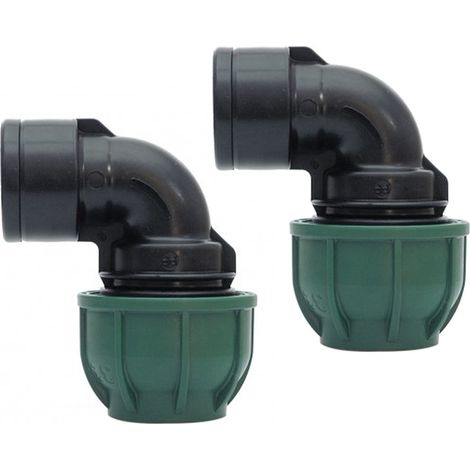PACK DE 2 CODOS ROSCA HEMBRA PP 32MM 1  CODO MACHO FABRICADO ENPOLIPROPILENO DE 32MM X 1PRODUCTO DE ALTA CALIDAD CON CERTIFICADO AENOR  OFERTA EXCLUSIVA