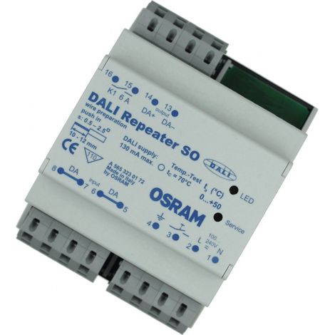 Luminaire Osram DALI REP SO fréquence 50/60 Hz dimensions 96x72x62 mm (1/2)
