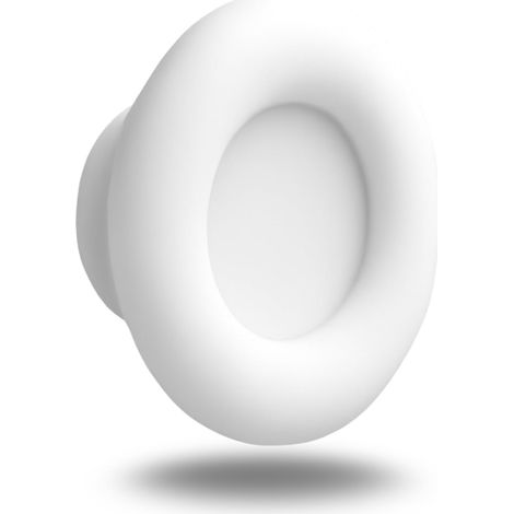 Bouton Rond CUP en ABS, Bouton au Design Élégant Fabriqué en Espagne, Cuisines et Salles de Bain (Blanc) - NAVARRO AZORÍN (1/5)