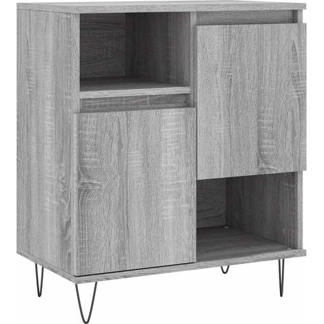 Maison Exclusive - Credenza Grigio Sonoma 60x35x70 cm in Legno Multistrato