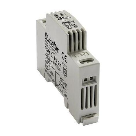 Comatec PSM1 15W fuente de alimentación riel DIN 24V DC domótica