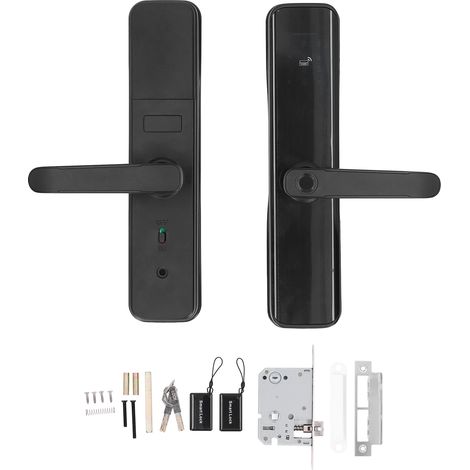 Bluetooth-Smart-Schloss mit Fingerabdruck- und Codeerkennung, Tuya-kompatibel, schlüsselloses Zugangssystem (1/5)