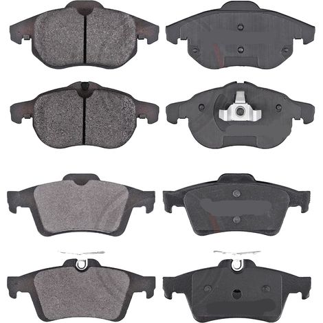 KIT PASTIGLIE FRENO ANTERIORI E POSTERIORI compatibile con PEUGEOT 208 I (CA,CC) / PASTIGLIE FRENANTI AUTO OEM P 61 066  P 61 076,P 85 017 / SOSTITUZIONE DIRETTA / BASSA POLVERE / SILENZIOSO