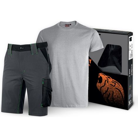 U-Power MERCURY KIT Asphalt Grey/Green Gr. 2XL
