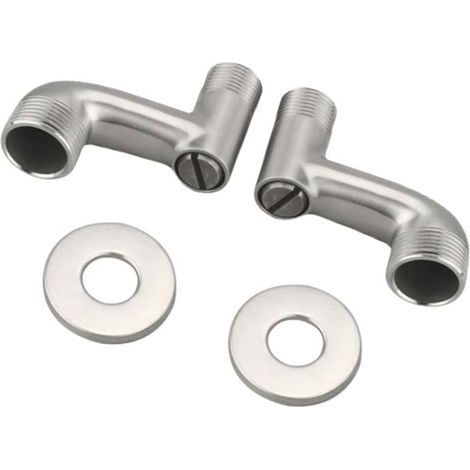 Adjustable angle shower hose connector - Curved faucet valves - Curved foot angle - Faucet adapter (1/3)