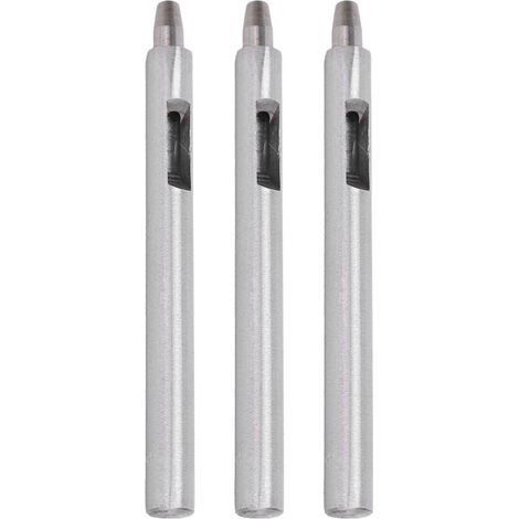 Lot de 3 poinçons ronds en acier allié pour cuir DIY, accessoire de perçage 4,5 mm (1/5)
