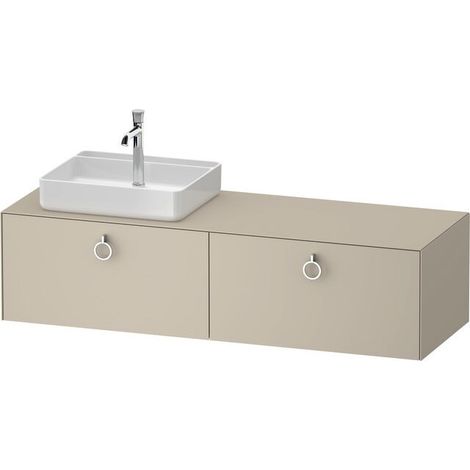 DURAVIT WT4890L60600010 Console-WTU wh White Tulip 550x1600x