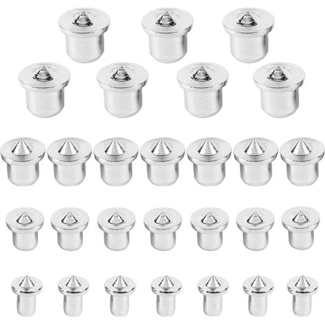 Dübelhilfe Holzdübel, 28 Stück Zentrierspitzen Set 6 8 10 12 mm Dübelloch Markierer Dübelsetzer Für Präzise Holzarbeiten Bohrwerkzeuge (massiv) (1/5)