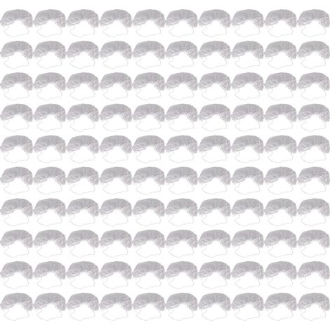 Lot de 100 filets de protection jetables en maille alvéolée pour barbe, protège-barbe, protège-favoris, protège-barbe blanche (1/5)