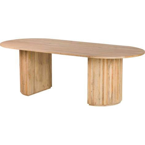 Myra Esstisch aus braunem Mangoholz, 240 x 115 x 75 cm (1/5)