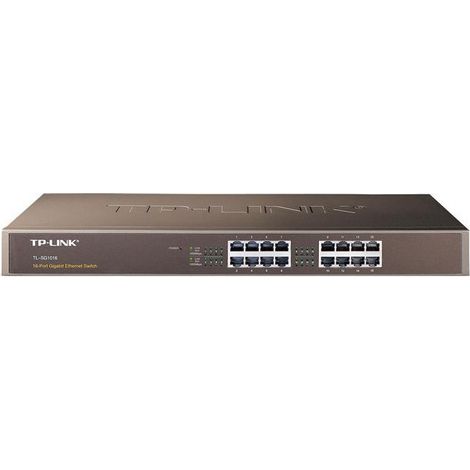 TP-Link Switch 16-porte Gigabit Rack Unmanaged TL-SG1016 (1/5)