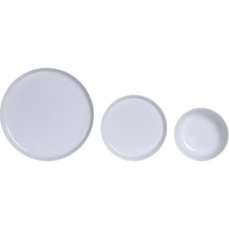 Vajilla Set 18 Porcelana 26,7X26,7X2,5 Blanco (1/5)